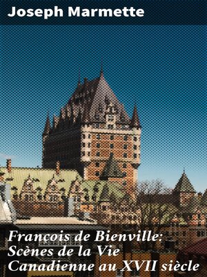 cover image of François de Bienville
